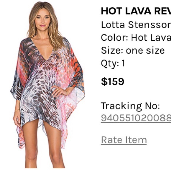 Revolve Animal Print Swim Cover - Picture 3 of 5